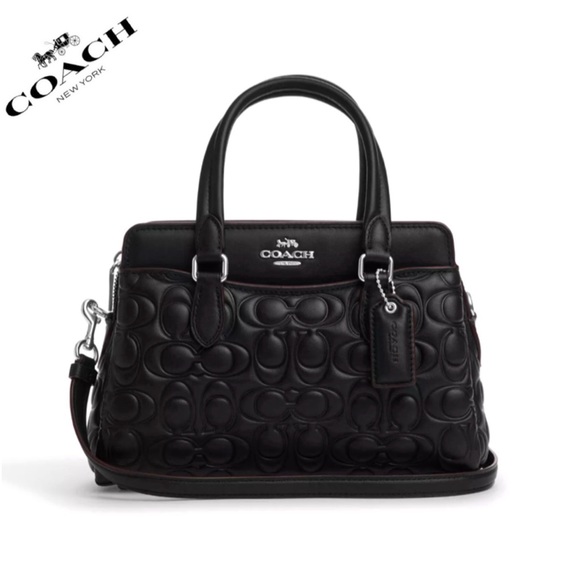 Coach Handbags - NWT COACH Mini Darcie Carryall With Signature Leather